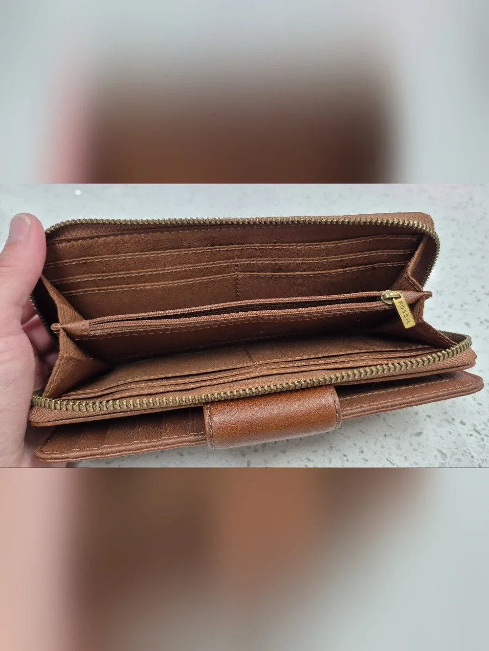 Fossil classic wristlet